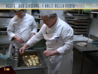 Massimo Chierico a TV2000: La preparazione dei bignè di San Giuseppe